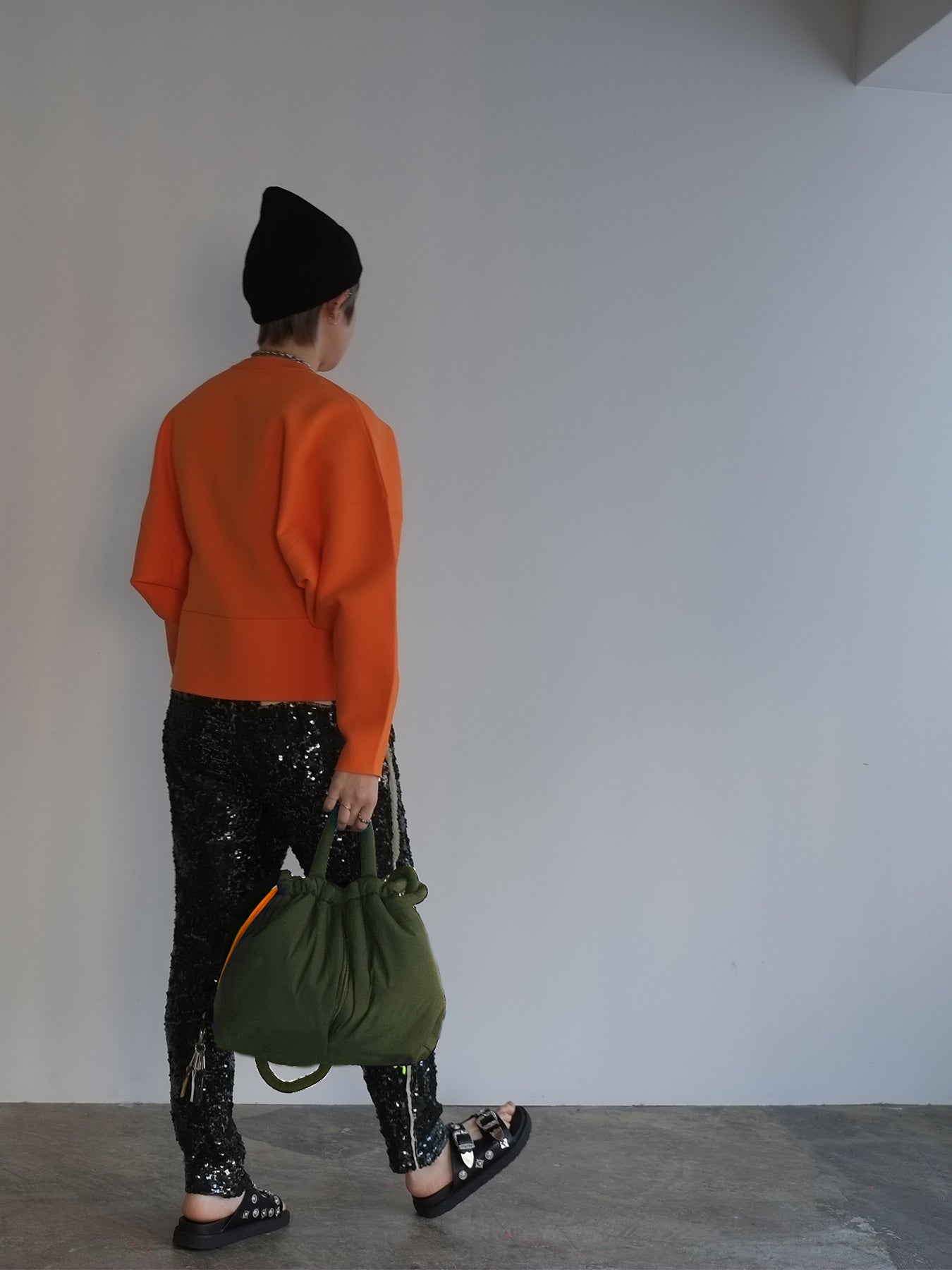 puff kinchaku 2way tote(C25003)