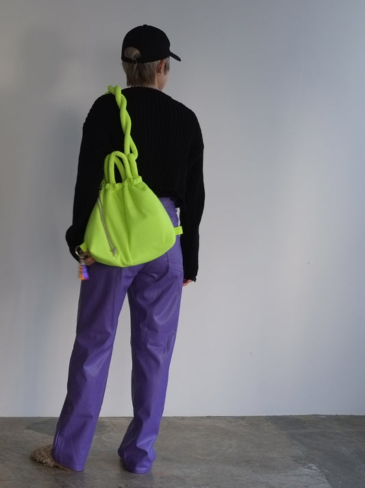 puff kinchaku 2way tote(C25003)3color