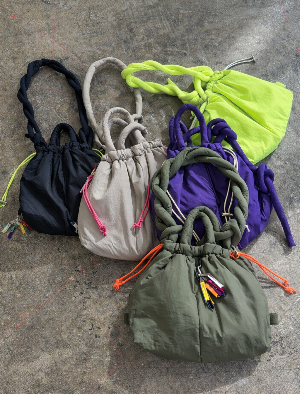 puff kinchaku 2way tote（C25003）