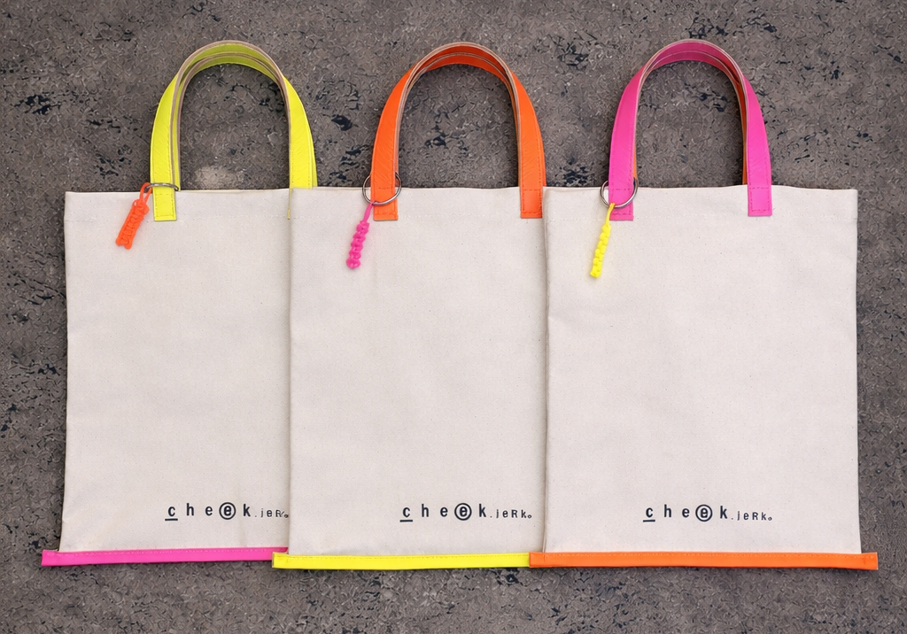 neon shikaku tote (CJ26006) 3color