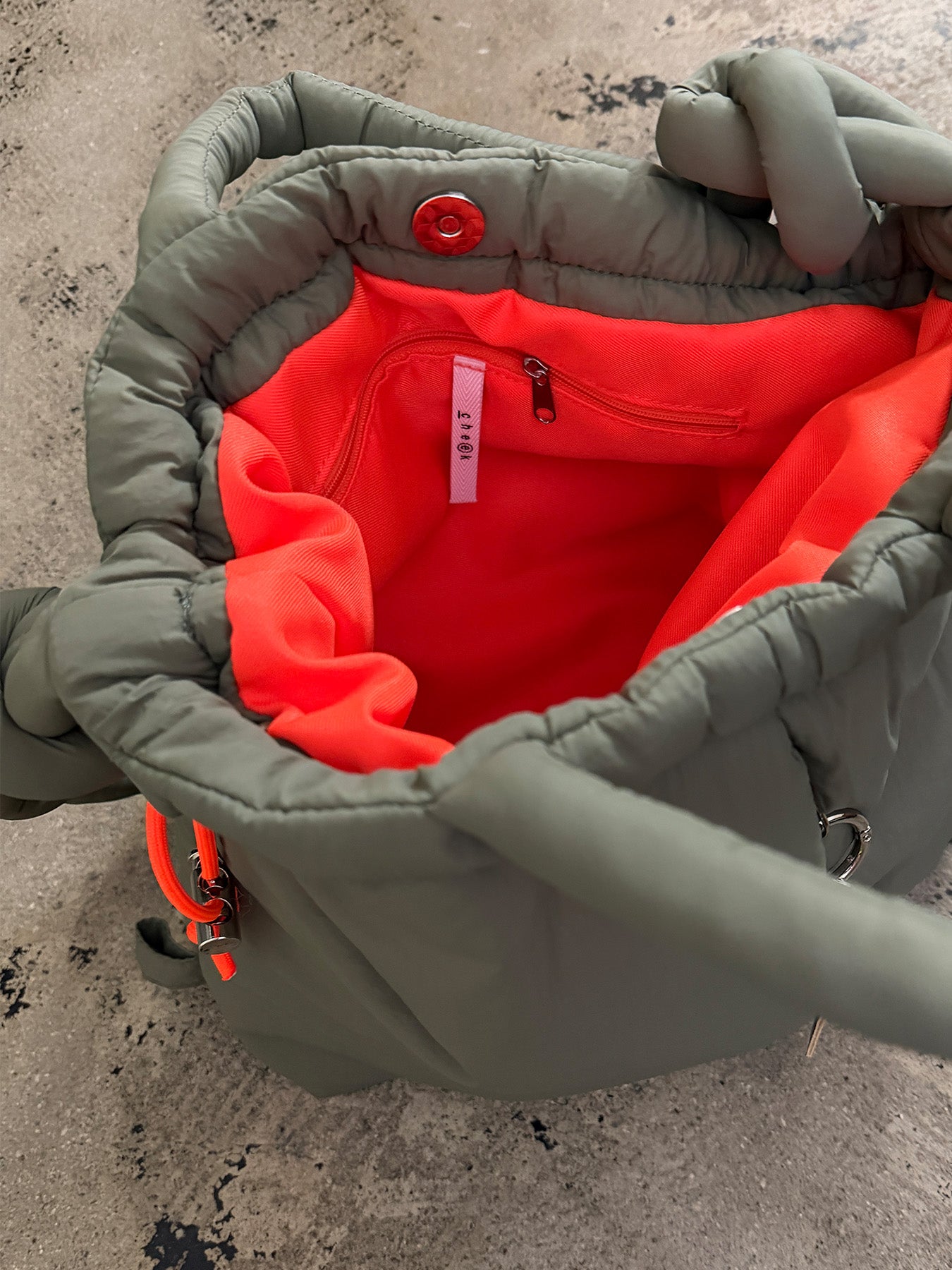 puff kinchaku 2way tote(C25003)