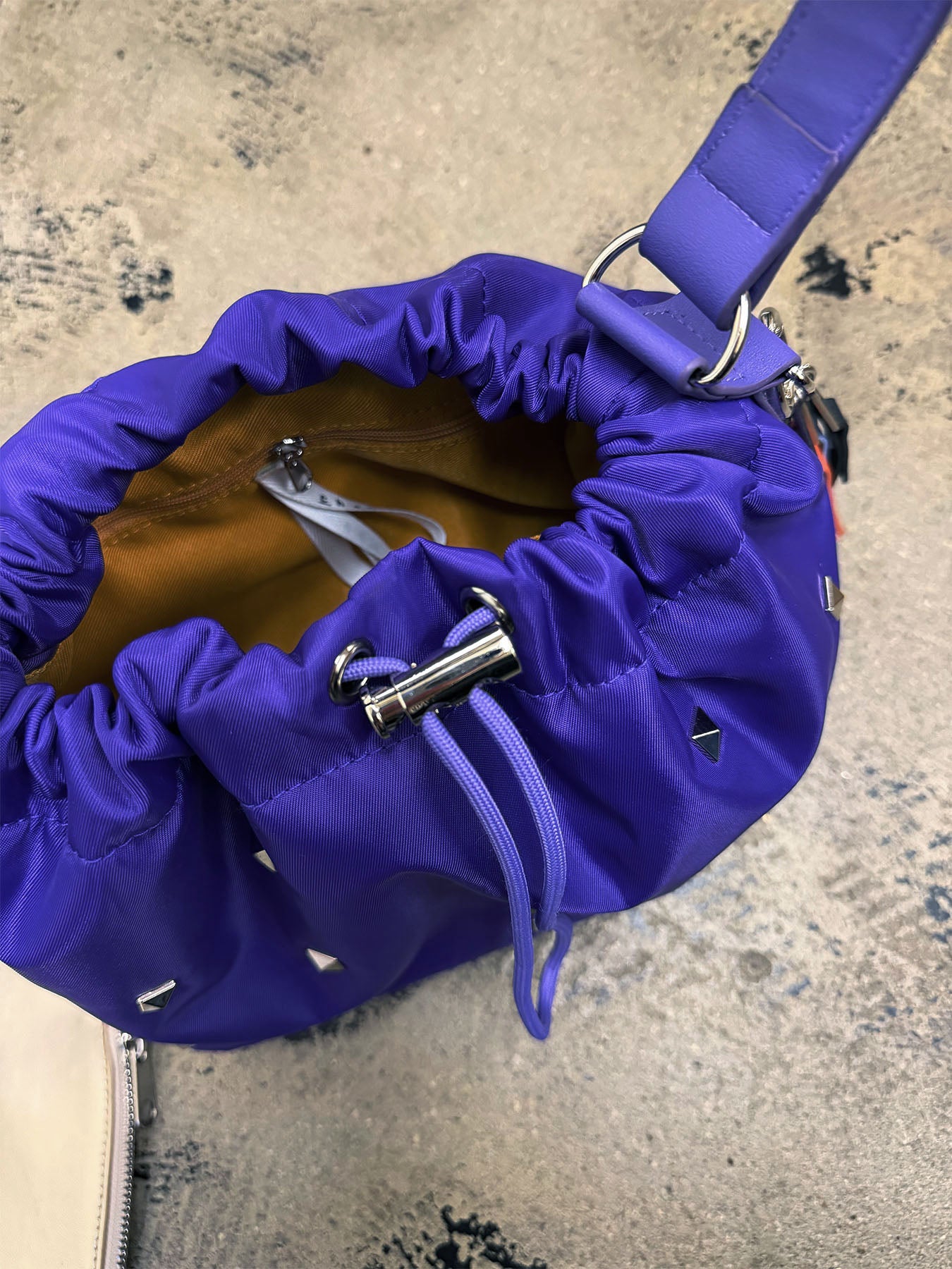 heart pouch studs 2way shoulder（C26001）4color