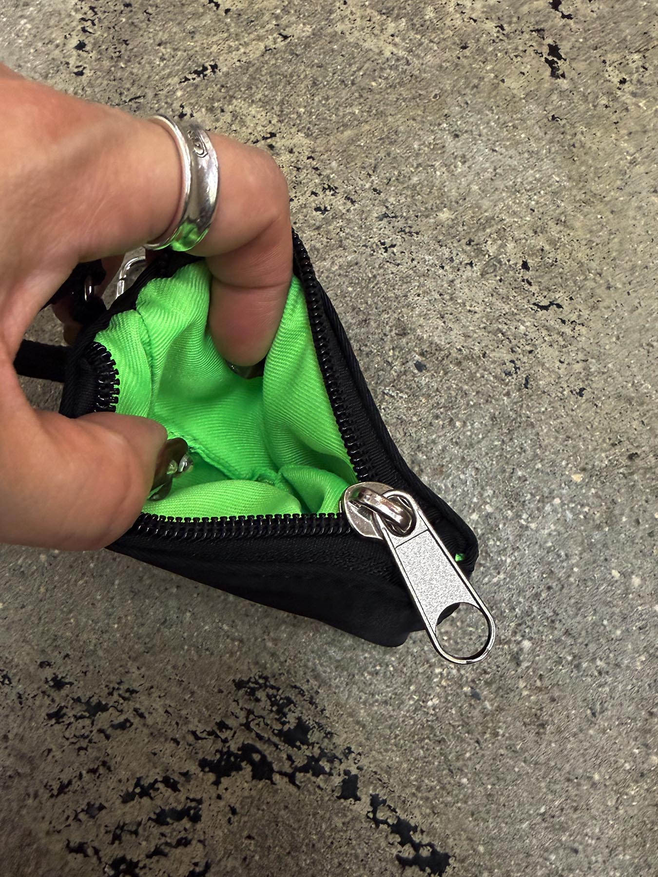 heart pouch studs 2way shoulder（C26001）4color