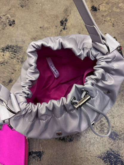 heart pouch studs 2way shoulder（C26001）4color