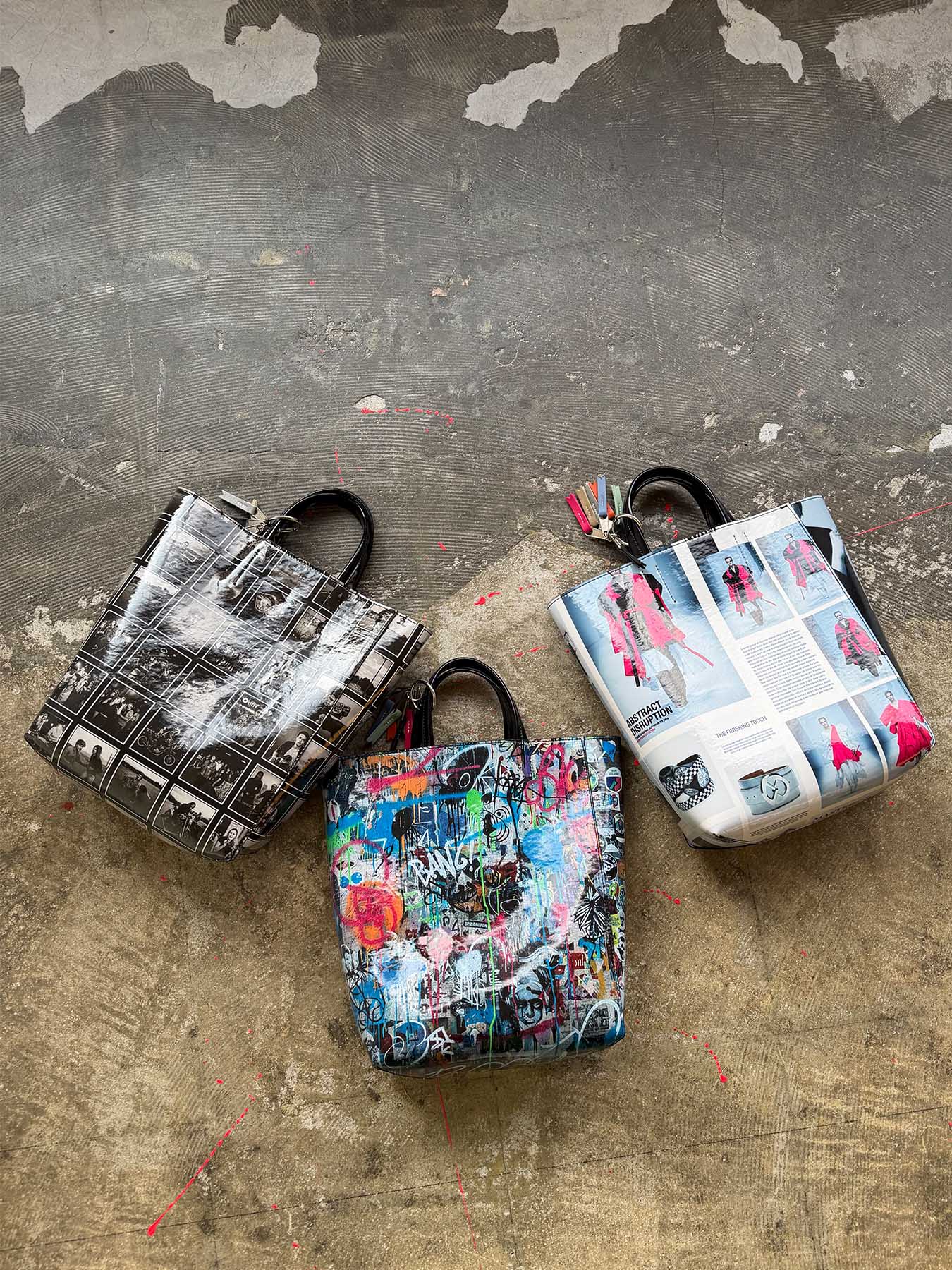 photo 2way tote（C26003）3color