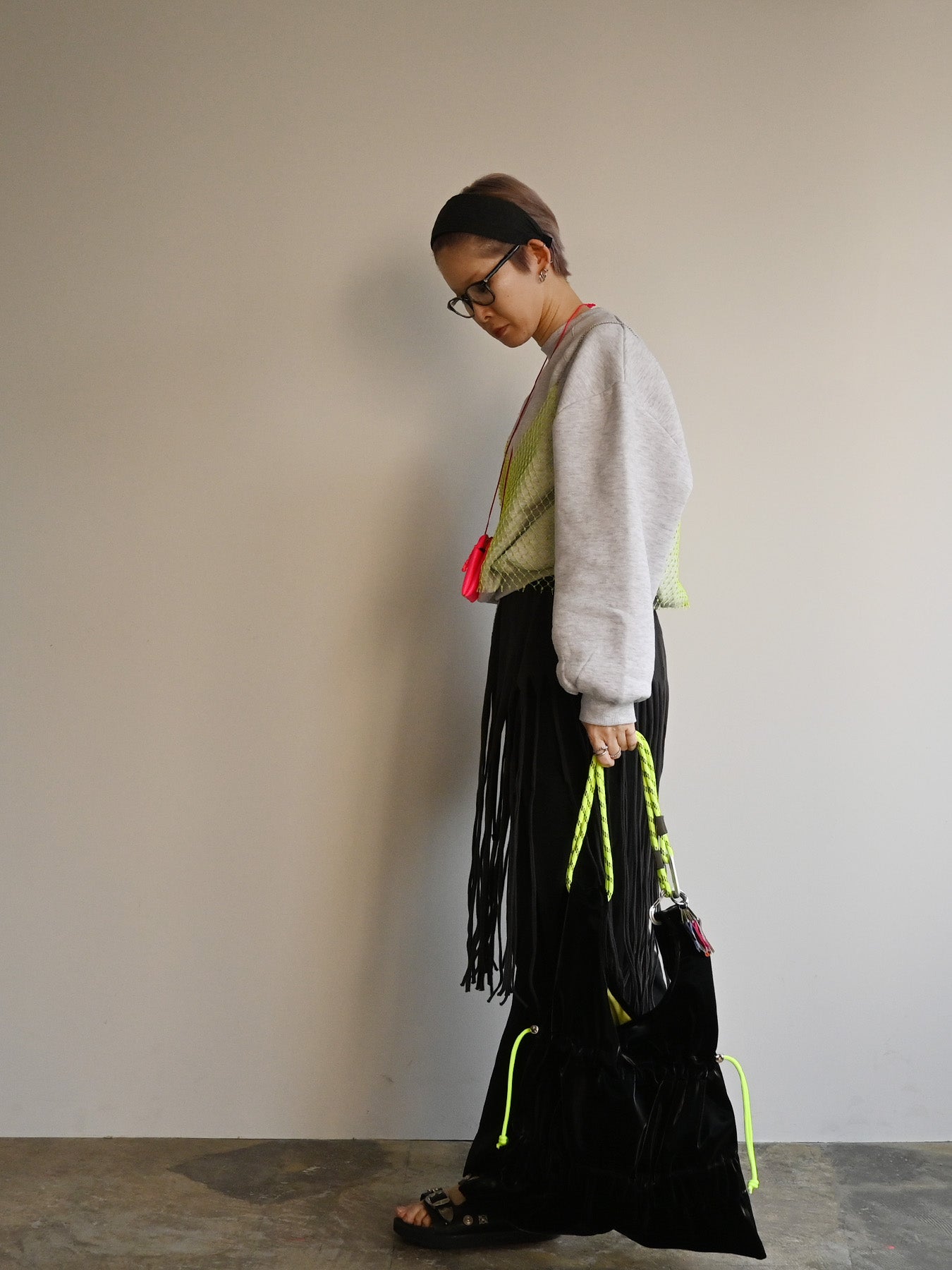 tiered code one shoulder（C26004）4color