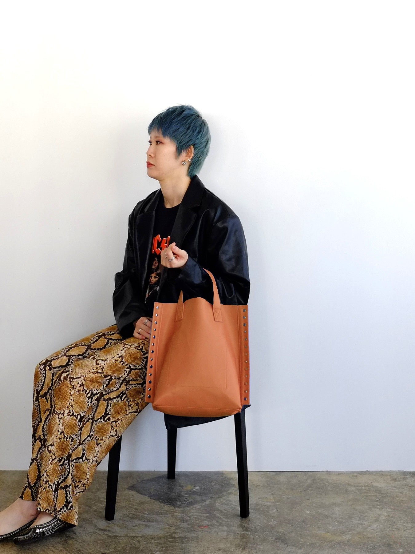 rivet 2way tote (C24004) 5color