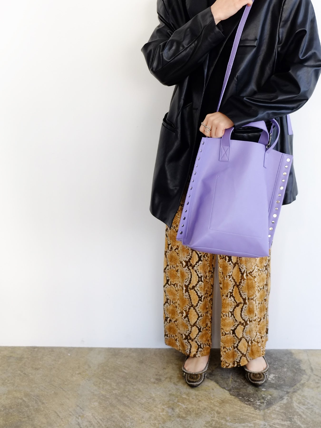 rivet 2way tote(C24004)