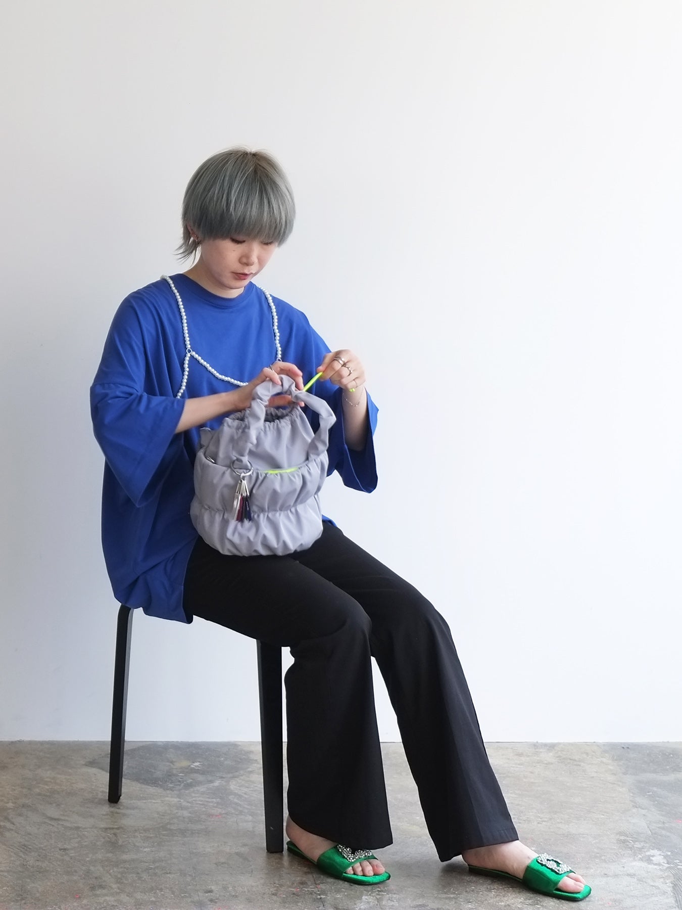 pokkori kinchaku 2way tote（C24007）