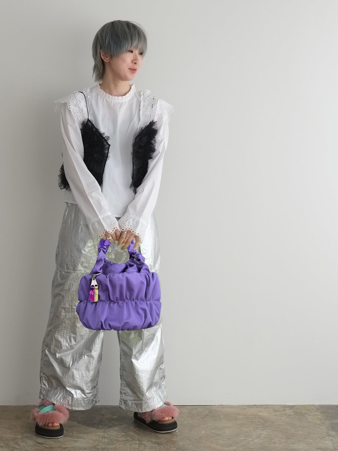 pokkori kinchaku 2way tote（C24007）