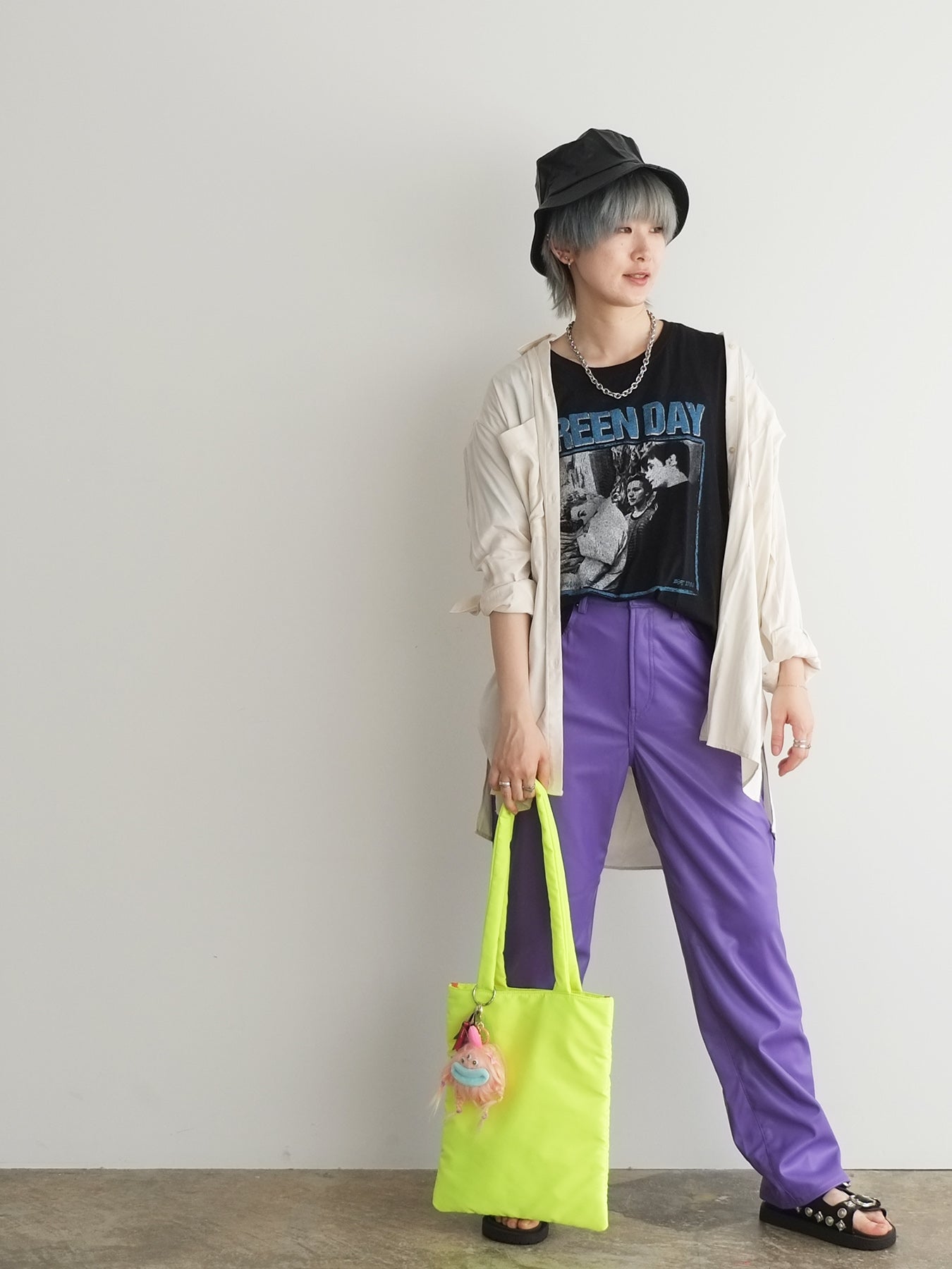 neon monster tote（C24009）