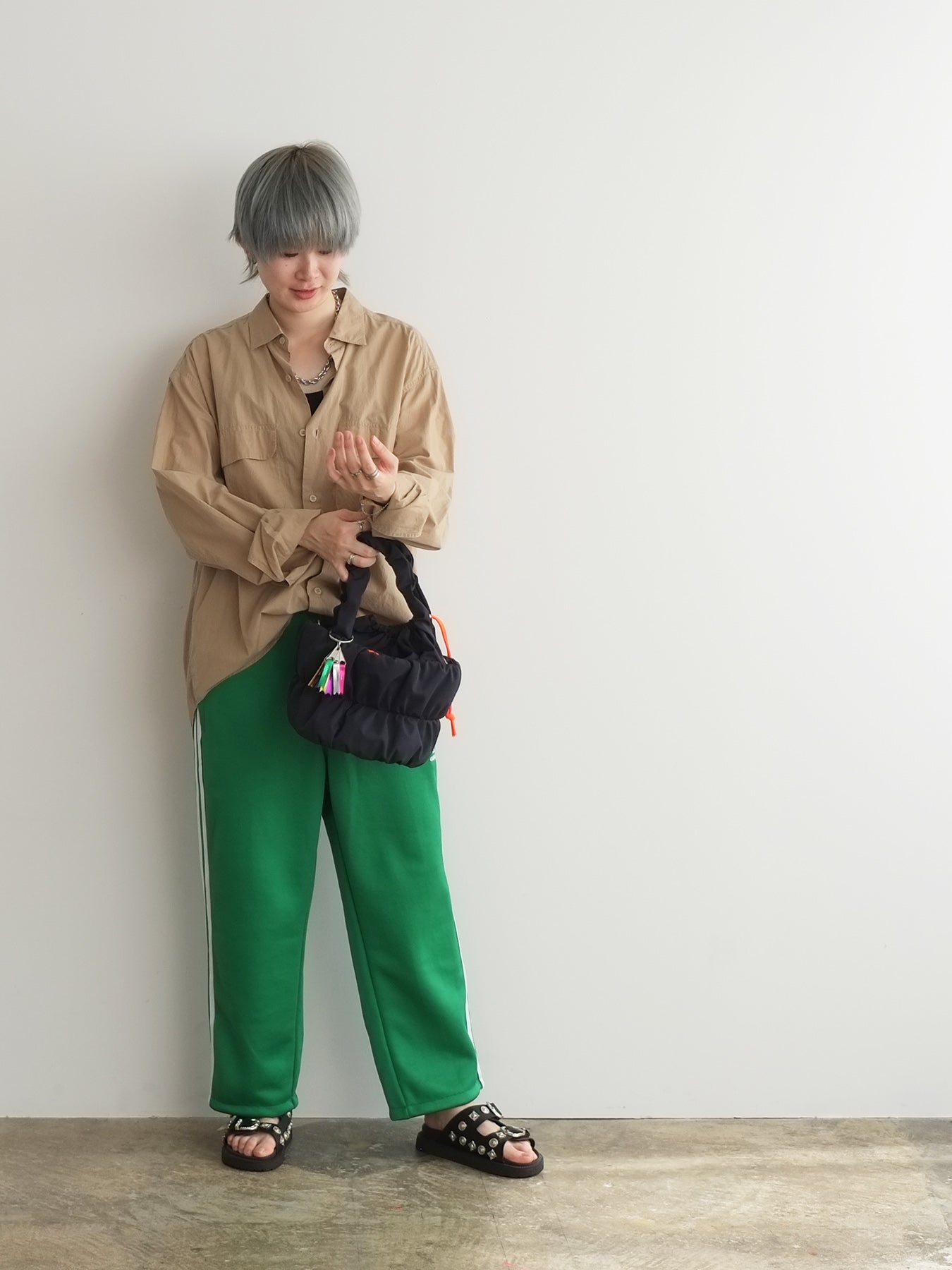 pokkori kinchaku 2way tote（C24007）