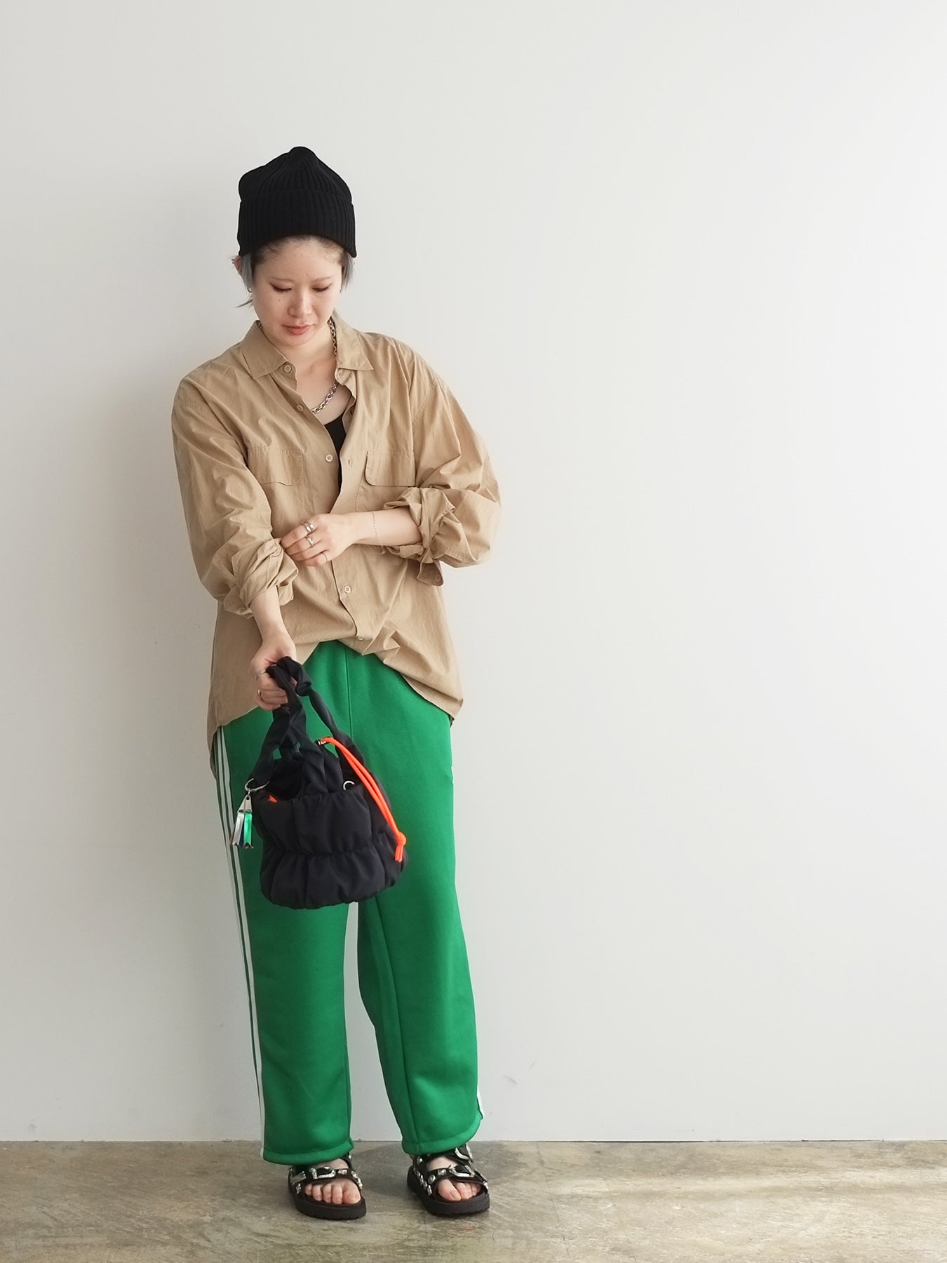 pokkori kinchaku 2way tote（C24007）