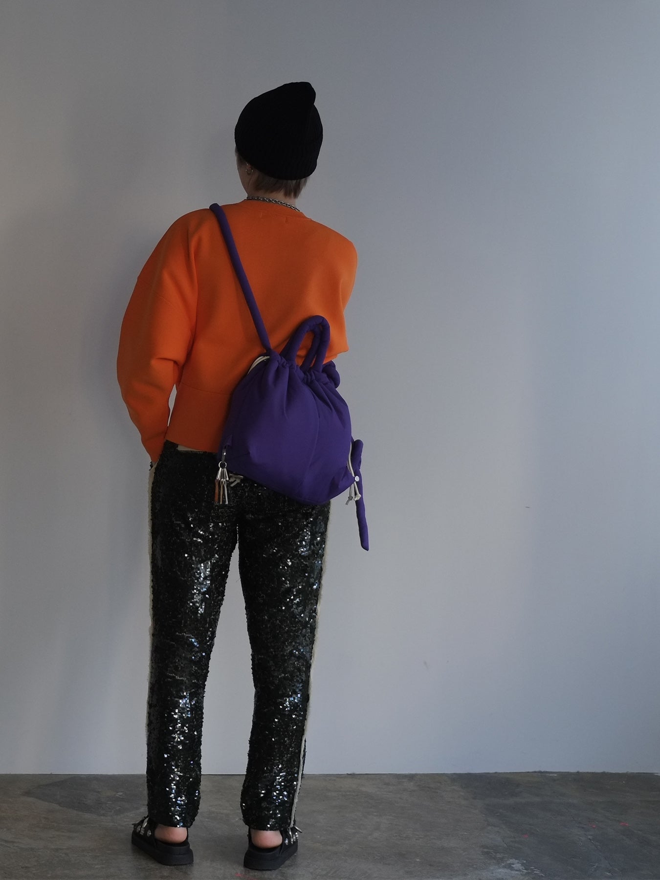 puff kinchaku 2way tote(C25003)