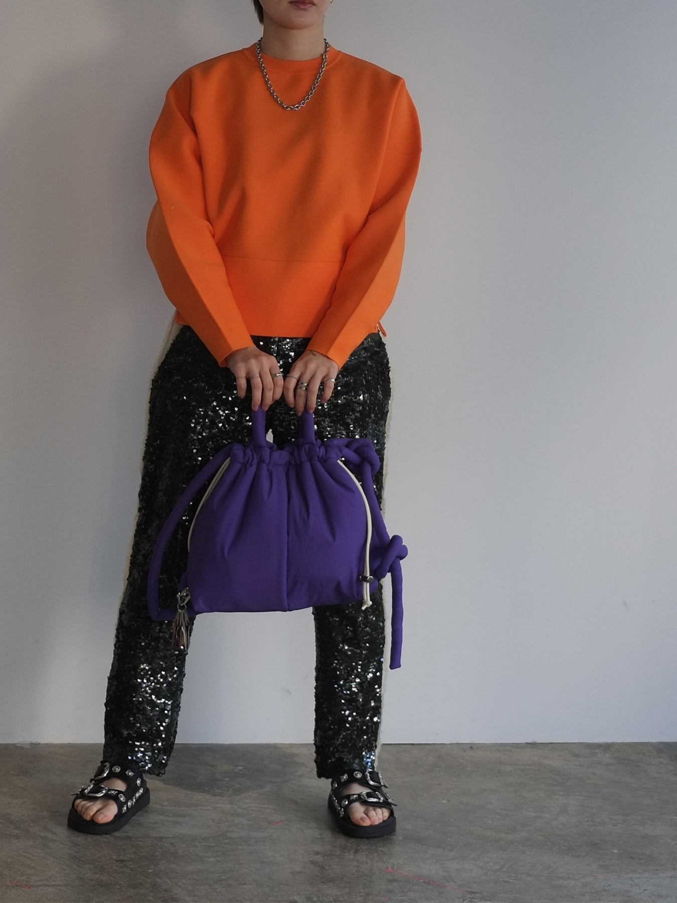 puff kinchaku 2way tote(C25003)