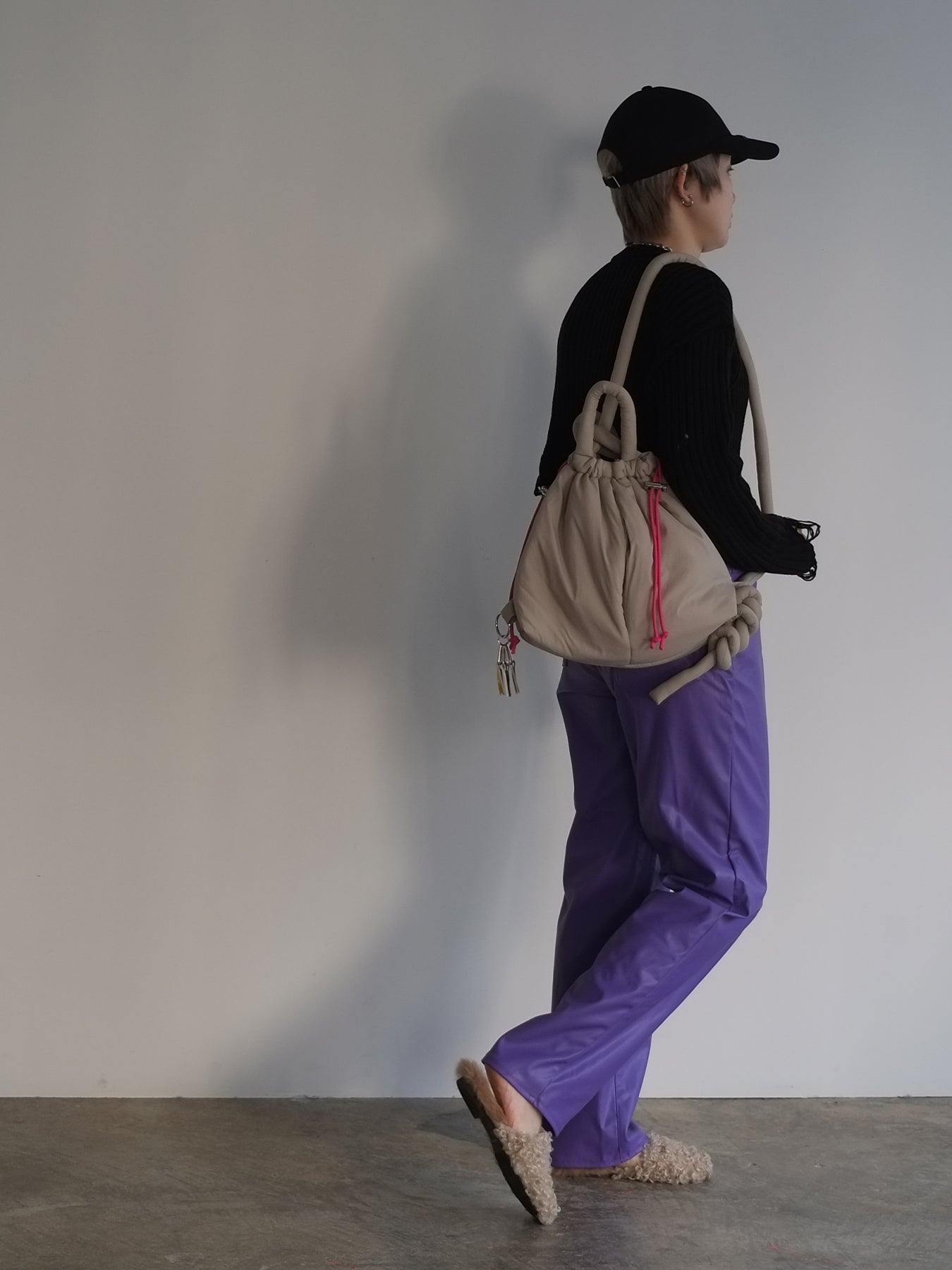 puff kinchaku 2way tote(C25003)