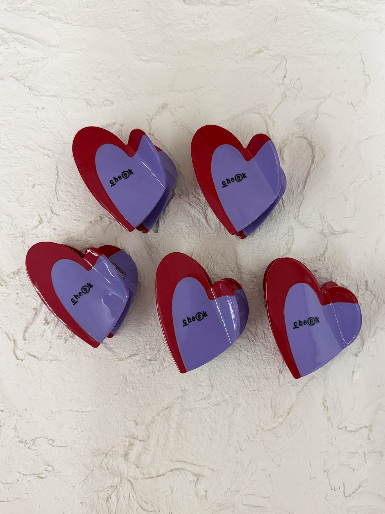 heart hair clip (C25016)