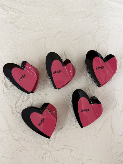 heart hair clip (C25016)