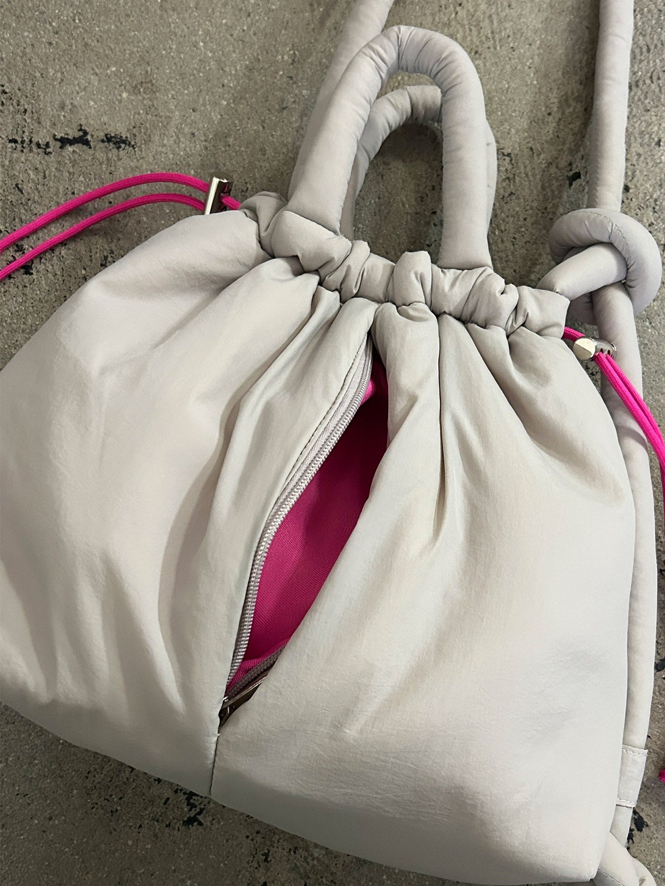 puff kinchaku 2way tote(C25003)