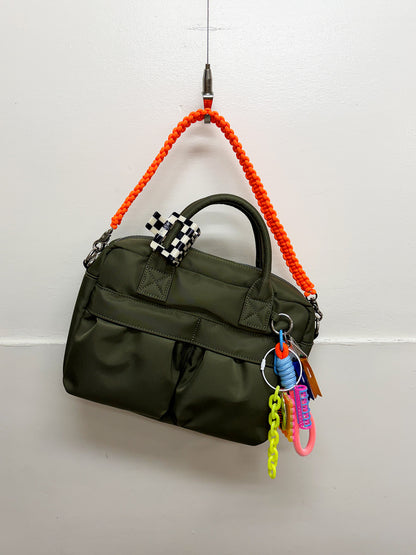 checker hair clip (C25017)