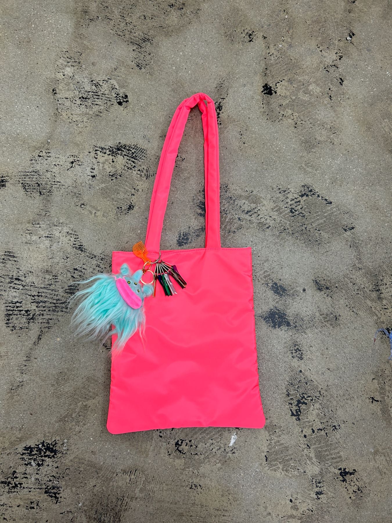 neon monster tote（C24009）