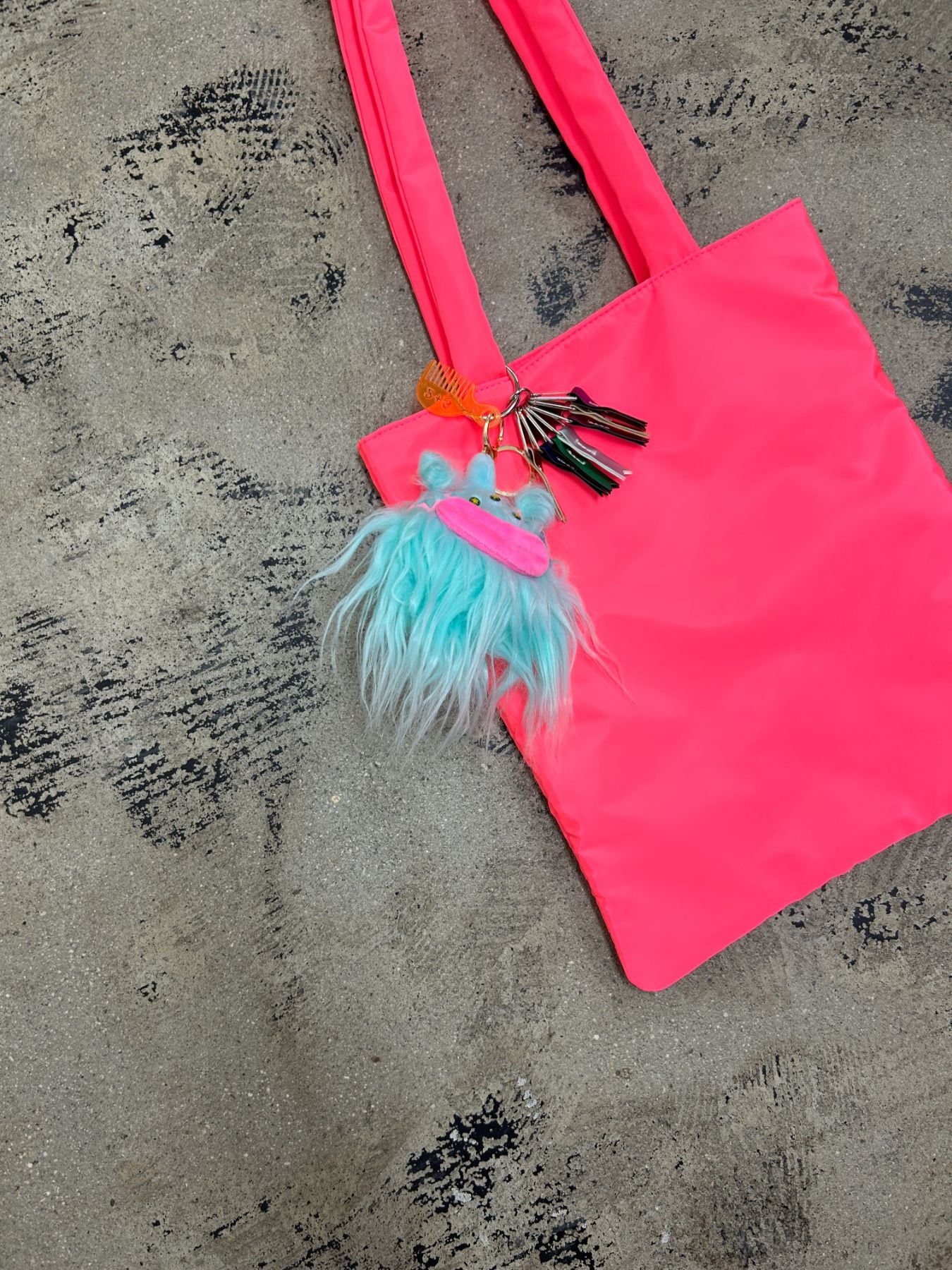 neon monster tote（C24009）