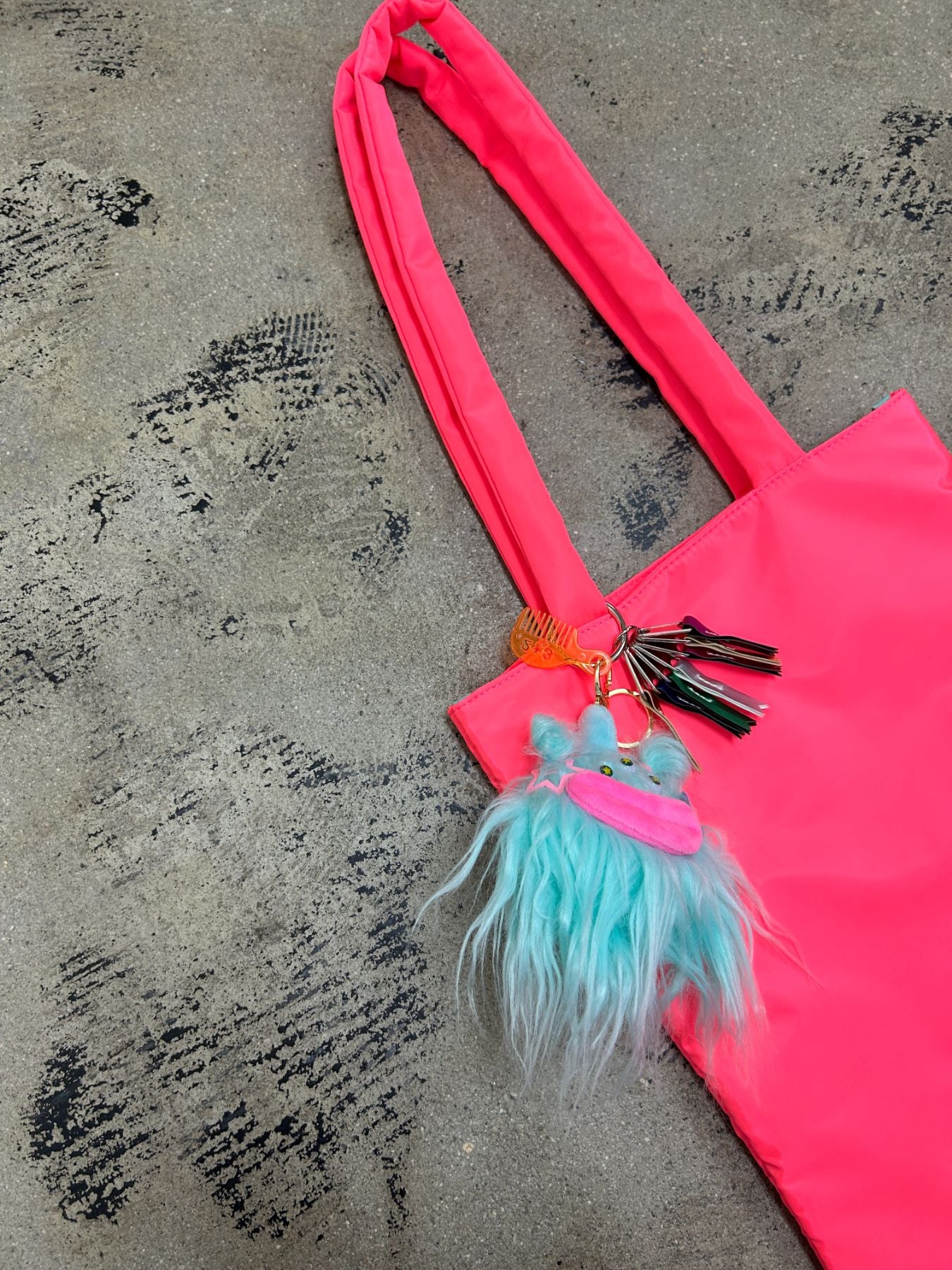 neon monster tote（C24009）
