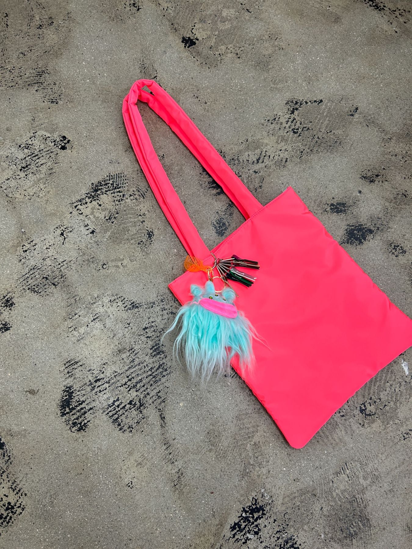 neon monster tote（C24009）